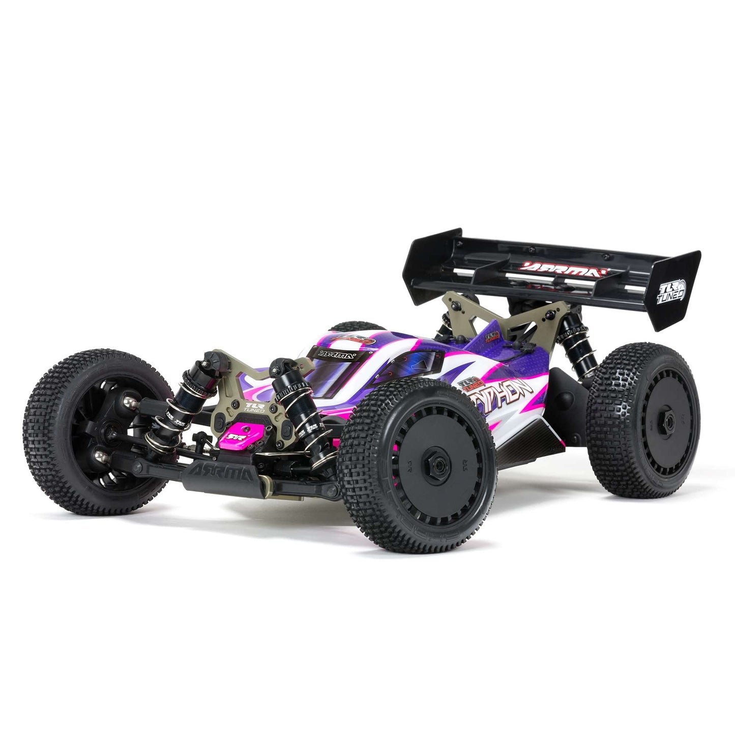 Arrma Rc Car 1/8 Tlr Tuned Typhon 4Wd Roller Buggy, Pink/Purple, Ara8306