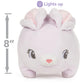 GUND Glow Bops BunBop Bunny - Touch Activated LED Plush Toy, 8”, Bunny, High Quality Materials