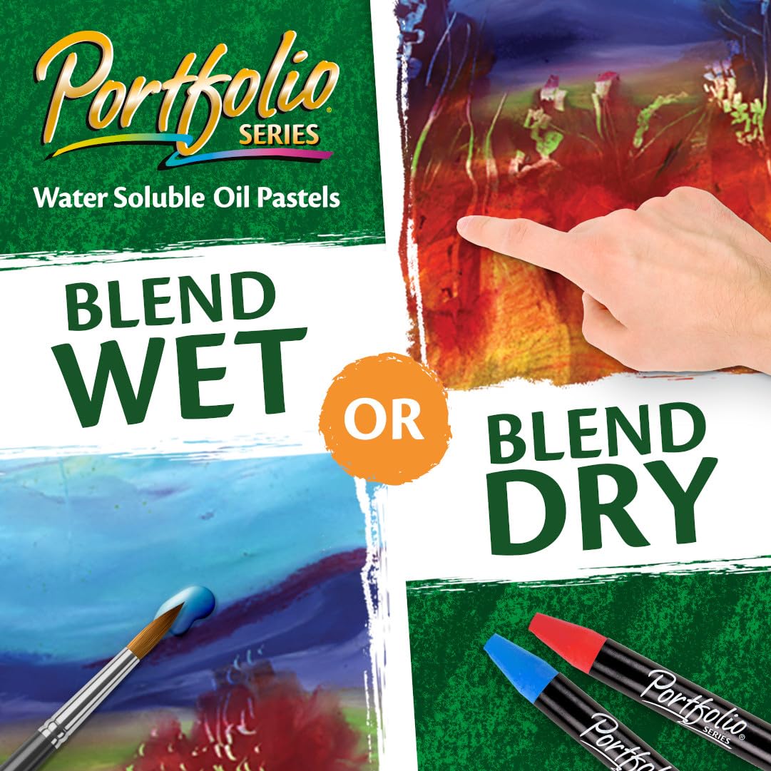 Crayola Oil Pastels Classpack, School Supplies, Water Soluble, 12 Assorted Colors, 300Count