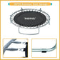 60 Indoor Outdoor Trampoline for Kids,MILUMILU Mini Baby Trampoline with Safety Enclosure Net, Basketball Hoop, Jumping Mat - Bi