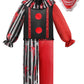 Relibeauty Killer Clown Costume Scary Clown Costume For Kids With Clown Mask 140