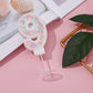 Birthday Candles, 0-9 Number Macaron Cake Candles Glitter Cake Topper Decorations for Wedding Anniversary Birthday Party (9)