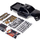 Summitlink Custom Body Compatible For 1/10 Scale Rc Car Or Truck (Truck Not Included) (Police Black)