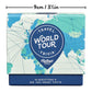 Ridley'S World Tour Travel Trivia Card Game – Trivia Game For Adults And Kids – 2+ Players – Includes 80 Questions And Bonus Facts – Fun Quiz Cards, Makes A Great Gift, 1 Ea