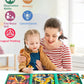 Magnetic Puzzles For Toddlers 4-6 Girls, Travel Puzzles For Kids Ages 3-5, 3 In 1 Dinosaurs Magnet Jigsaw Puzzle Book, Preschool