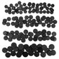 100Pcs 25Mm 28.5Mm 32Mm 40Mm Mix Black Round Miniature Bases, Model Base For Gaming Miniatures Or Wargames Table Top Games