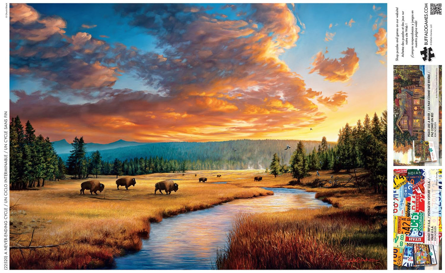 Buffalo Games - Charles Black - A Never-Ending Cycle - 300 Piece Jigsaw Puzzle For Adults -Challenging Puzzle Perfect For Game N