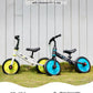 Ubravoo Trike To Bike Riding Tricycles For Boys Girls 2-5, Fit 'N Joy Kids Balance Bike With Pedals & Training Wheels Options, 4-In-1 Starter Toddler Training Bicycle (Yellow-White)