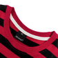 Kids Black Red Striped Shirt Linus Boys Freddy Halloween Costume Summer Short Sleeve Basic Tee Top 13-14 Years