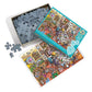 Cobble Hill Family Piece's 350 Puzzle - Thanksgiving Togetherness - Sample Poster Included