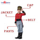 Dress Up America Circus Ringmaster Costume For Boys - Nutcracker Toy Soldier Costume For Kids - Greatest Showman Costume Set