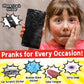 Wookidel Prank Stuff - 35 Fun Pranks for Kids, Ideal for April Fools, Halloween, Birthdays - Yellow, 10.23 x 6.69 x 3.
