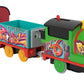 Thomas & Friends Motorized Toy Train Graffiti Percy Battery-Powered Engine With 2 Cargo Cars For Pretend Play Preschool Kids Ages 3+ Years