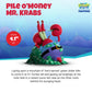 Youtooz Spongebob Squarepants Pile O'Money Mr. Krabs 4.1'', Pile O'Money Mr. Krabs Vinyl Figure, Collectible Mr. Krabs From Spon