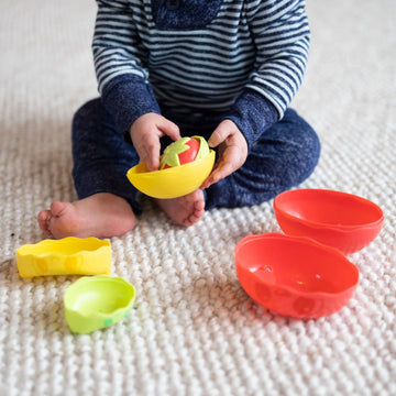 Lamaze Stack & Nest Fruit Pals - Nesting And Stacking Play Food Toys - Colorful Baby Stacking Toys - Toddler Stacking Toys - Bab