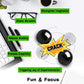Cool 1.26 Inch Jumbo Magnets Balls Fidget Toys For Adults, Large Fidget Mangetic Sphere With Case, Ferrite Putty Office Desk Decorations Fidget Toy Stones Holiday Stocking Stuffer Gift 5 Pack