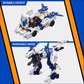 52Toys Beastdrive Wheel Raptor Deformation Toys Action Figure, Converting Toys In Vehicle And Beast, Perfect Birthday Party Gift