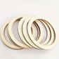 Round Pine Mdf Wooden Rings For Diy Art & Craft Base 5.12 X 5.12 Inch | 2.7 Mm Thick Wooden Circle Frames For Painting & Decorat