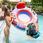 Sunrio 2-Pack New & Red Pool Floats River Tube With Mesh Bottom, Backrest & Cup Holder Giant Floaties For Adults Fashion Pool Fl