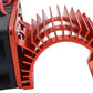 Apex RC Products 540/550 Aluminum Heat Sink W/Two 30mm Fans - 3 Colors to Choose from (Red)
