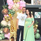 Pink And Green Balloons, 60Pcs Sage Green Pink Party Balloons, 12Inch Olive Green Pastel Pink Balloons Metallic Gold Confetti Ba
