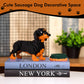 Gaodebuchou Dachshund Micro Building Block Set, Animals Dog Toys Gifts For Boys Girls Age 8 9 10 11 12 13 14+ Teens Adults,Not C