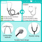 Funsenly Doctor Costume For Kids - 8Pcs Caree Day Kids Scrubs With Lab Coat Dress Up Set, Halloween Costumes For Girls Boys, Tod
