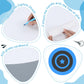Motipuns 24 Pcs Captain Shields Color Your Own 13 Kids Halloween Role Paly Captain Hero Shield Crafts DIY Blank Cardboard Hero
