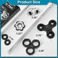 Fidget Toys Adults Pack 6Pcs, Edc Fidgeting Game For Kids Teen Cool Mini Gadget Desk Toys Figette Spinner Figits Rings Classroom Adhd Stress Anxiety Relief Silent Toy Stocking Stuffers Gift For Boys
