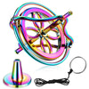 Norme Christmas Gyroscope Toy Metal Anti Rotating Desk Gyroscope Flying Motion Balance Physics Toy for Girls Boys mature-themed Xmas Gift(Colorful)