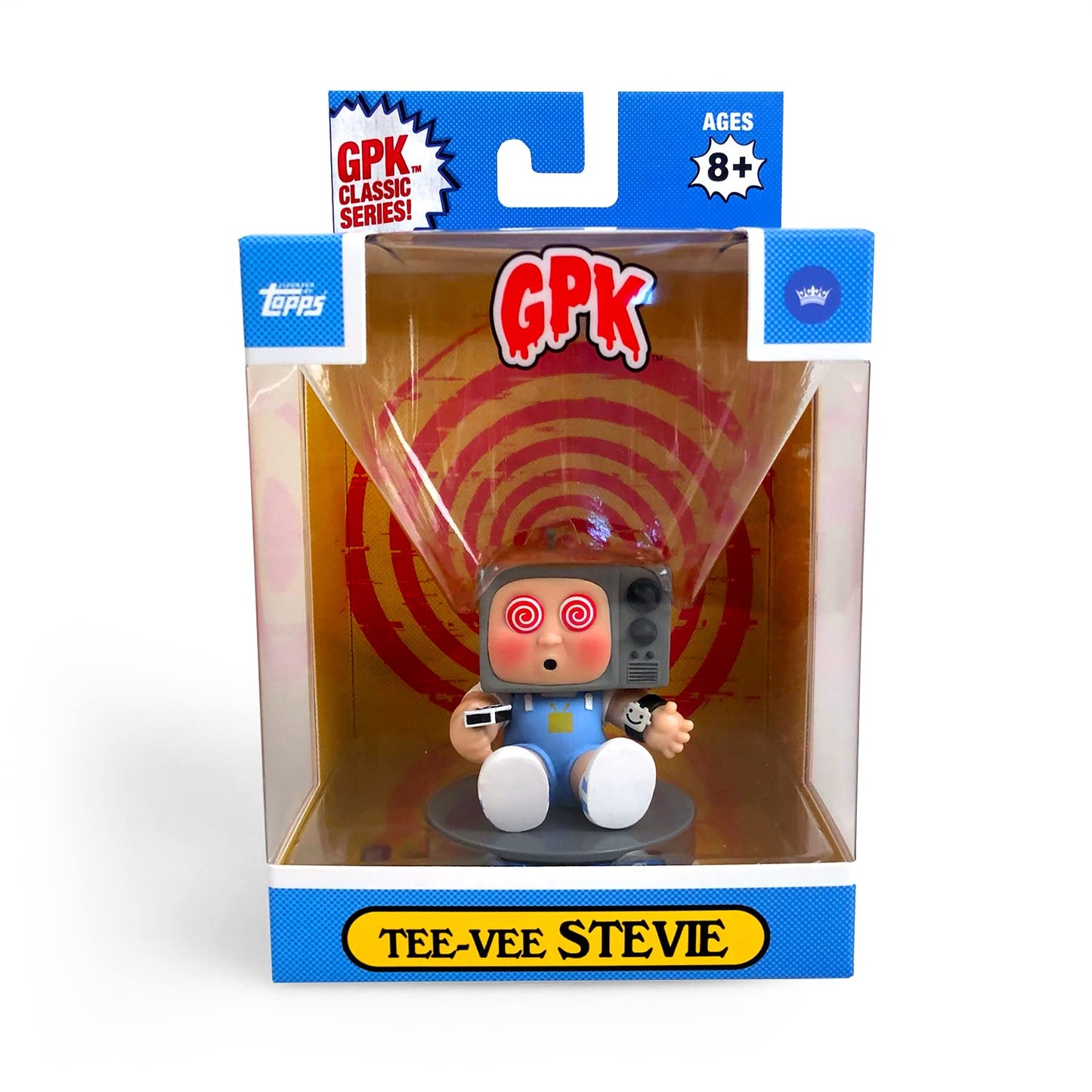 The Loyal Subjects Tee-vee Stevie Figure - Blue Cotton, Standard Size - Garbage Pail Kids Collectible
