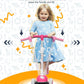 Toddler Scooter For Kids Ages 1-3/3-5/4-6 Years Old, 3 Wheels Foldable Kids Scooter For Age 6-10/8-12 With Adjustable Heights And Led Wheels(Blue Galaxy)