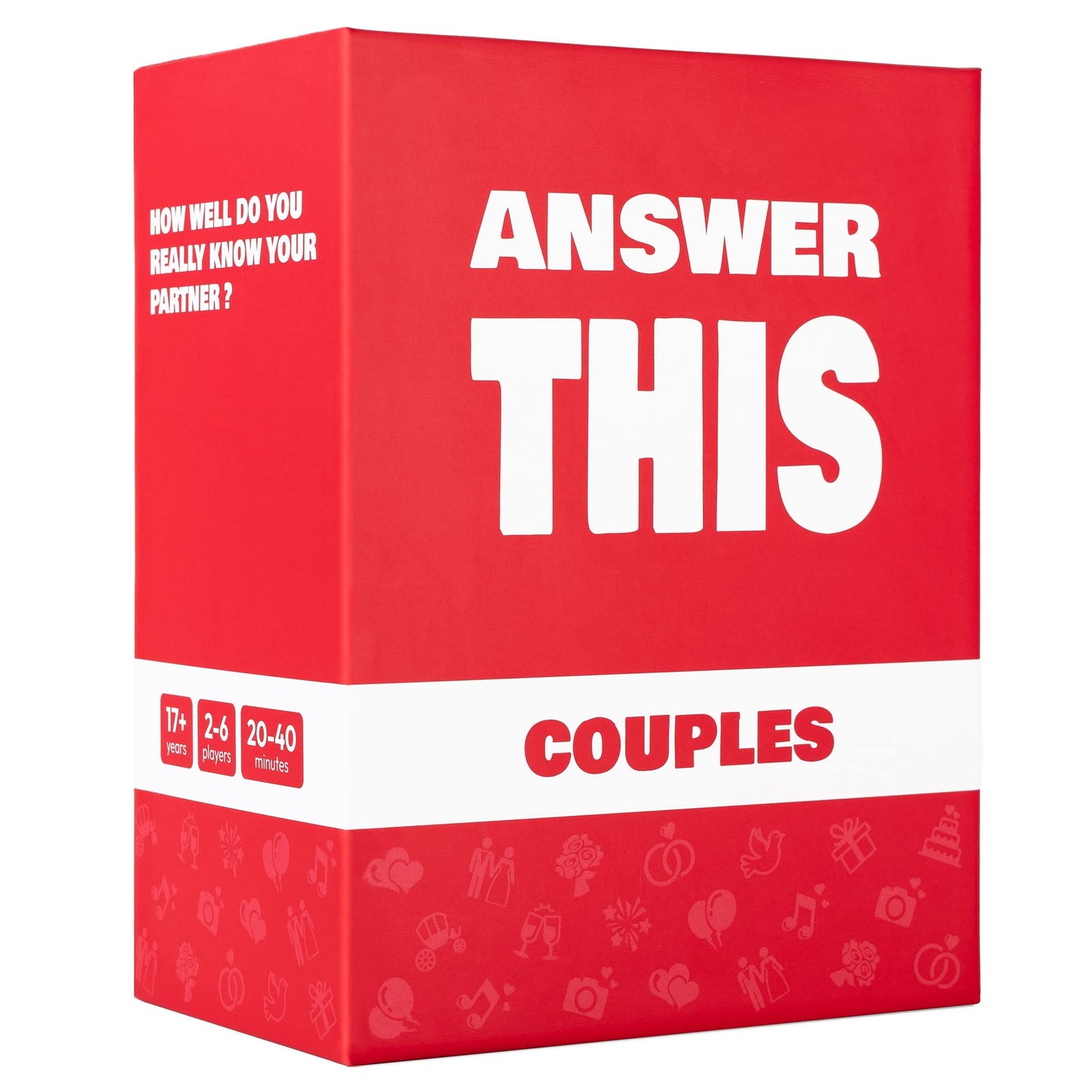 The World Game Answer This Couples Card Game - Relationship & Conversation Game for Date Night - Model ATC-2302-DE12 - Paper, Couples