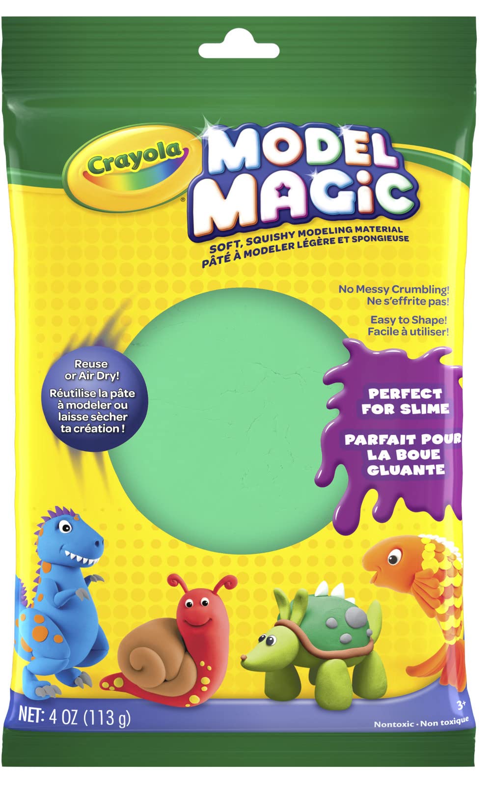 Crayola Model Magic In Green, Modeling Clay Alternative, 4Oz