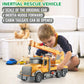 Csdcsd Tow Truck And 2-In-1 Flatbed Truck Playset With Lights & Sounds - Perfect For Boys Aged 3+, Includes Transport Trailers A
