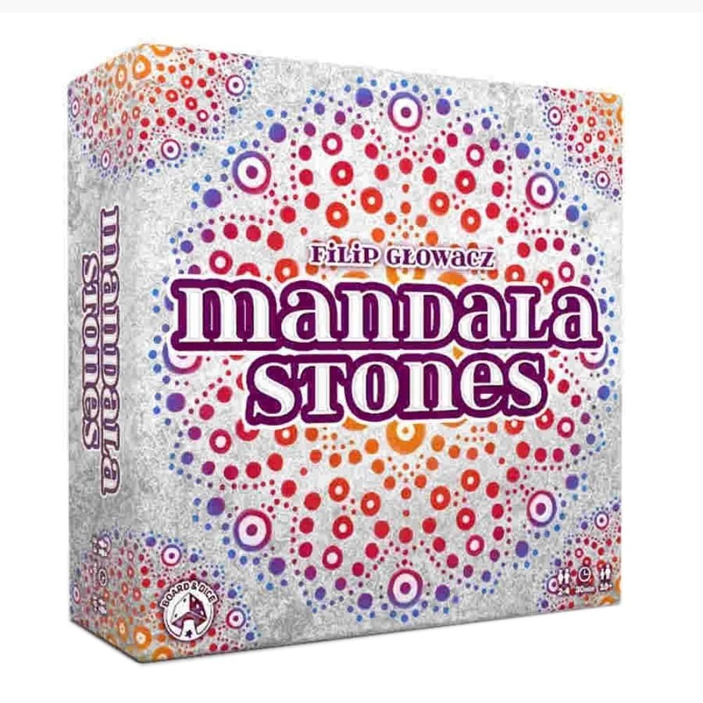Board And Dice Mandala Stones