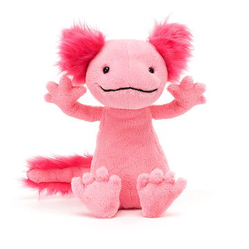 Jellycat Alice Axolotl Plush Toy - Medium 12 inches, Soft Polyester Amphibian Stuffed Animal, Classic Children's Gift
