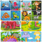 Fiddlys Fiddly s Wood Jigsaw Puzzles for Kids & Children - 9 Pieces (Pack of 12 - Animals+Dinos+Sea) Age 3+
