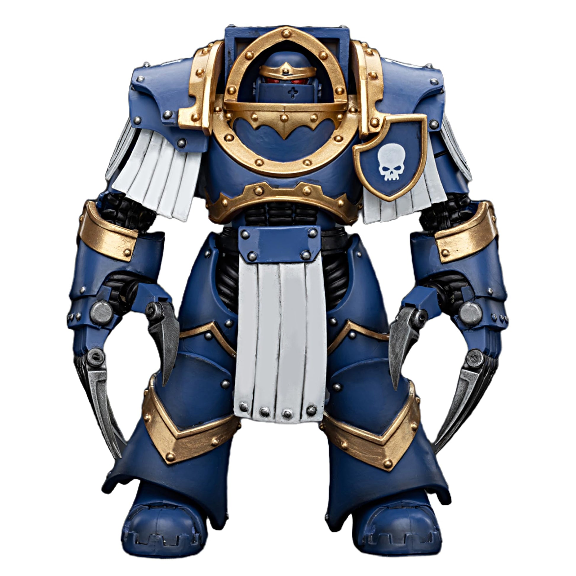 JOYTOY Warhammer 40K 1/18 Action Figures Ultramarines Cataphractii Terminator Squad Terminator with Lightning Claws Collectible Model