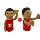 Okegztoa 16'' Sportsman Hand Puppet For Kids & Adults, Entriloquist With Removable Mouth & Scalable Control Rod