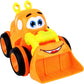 Toys for a 2 Year Old Boy - 3 Friction Powered Trucks for 2+ Year Old Boys, Push & Go Cars Cartoon Construction Vehicle Set - To