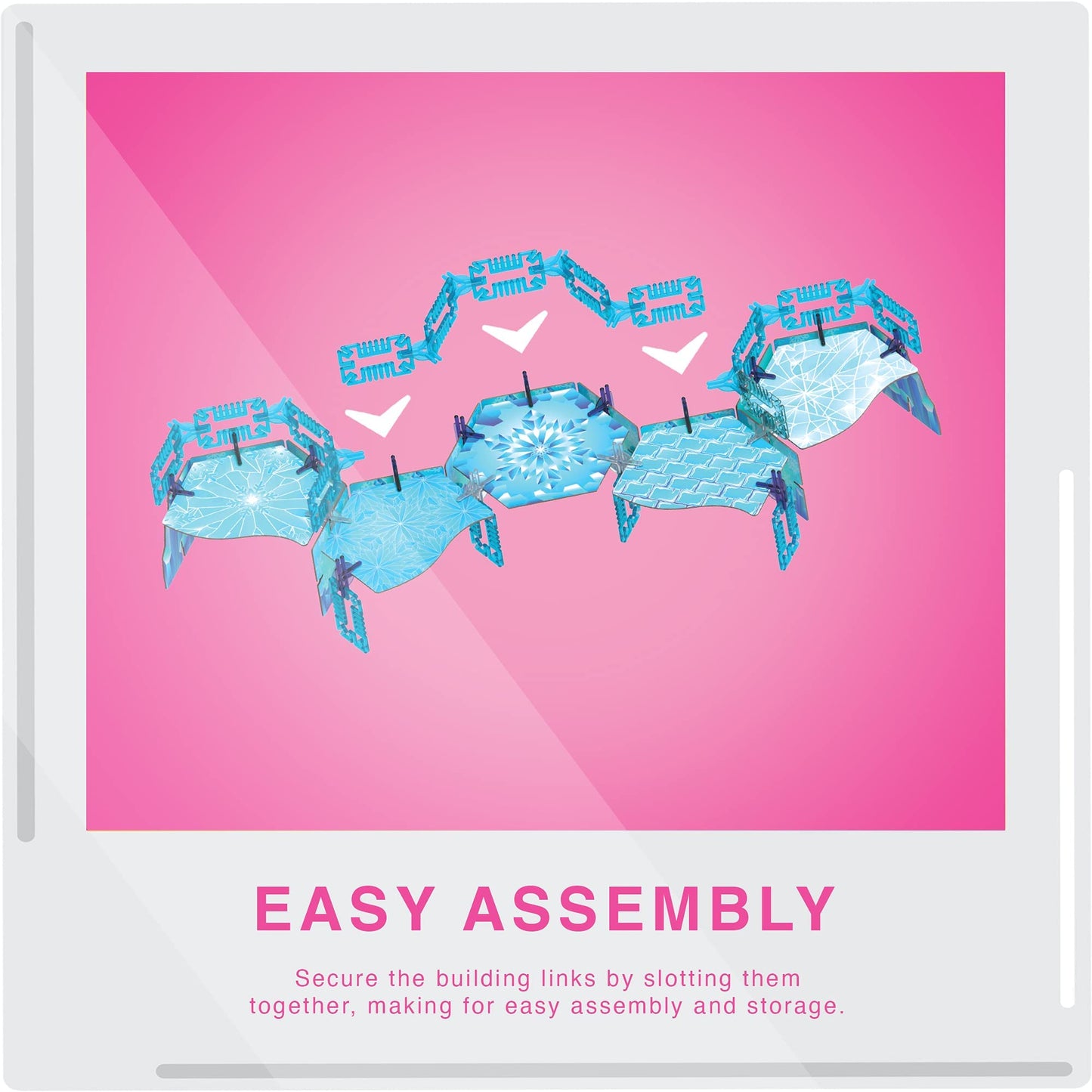 Pinxies Enchanted Ice Castle | Build-Your-Own Magical Kingdom Play Set, Kids 3D Puzzle Toy - Stem Girl Toys Ages 6-7 And Up