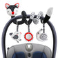 Baby Carseat Toy Black & White Rattle Spiral Hanging Activity Stroller Toy For Newborns Boys And Girls, Quality Baby Gifts For B