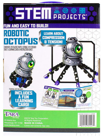Tara Toys Robotic Octopus STEM Project, Model 31547, Paper Material, Engaging Educational Toy