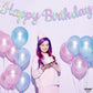 Katchon, Large Iridescent Happy Birthday Banner - Pre-Strung, 10 Feet | Holographic Happy Birthday Decorations | Happy Birthday Sign For Iridescent Party Decorations | Unicorn Birthday Decorations