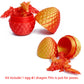 Flavery 3D Printed Flying Dragon In Egg - 9'' Flexible Winged Dragon Inside, Easter Egg, Colorful Fidget Toy, Birthday Gift, Des