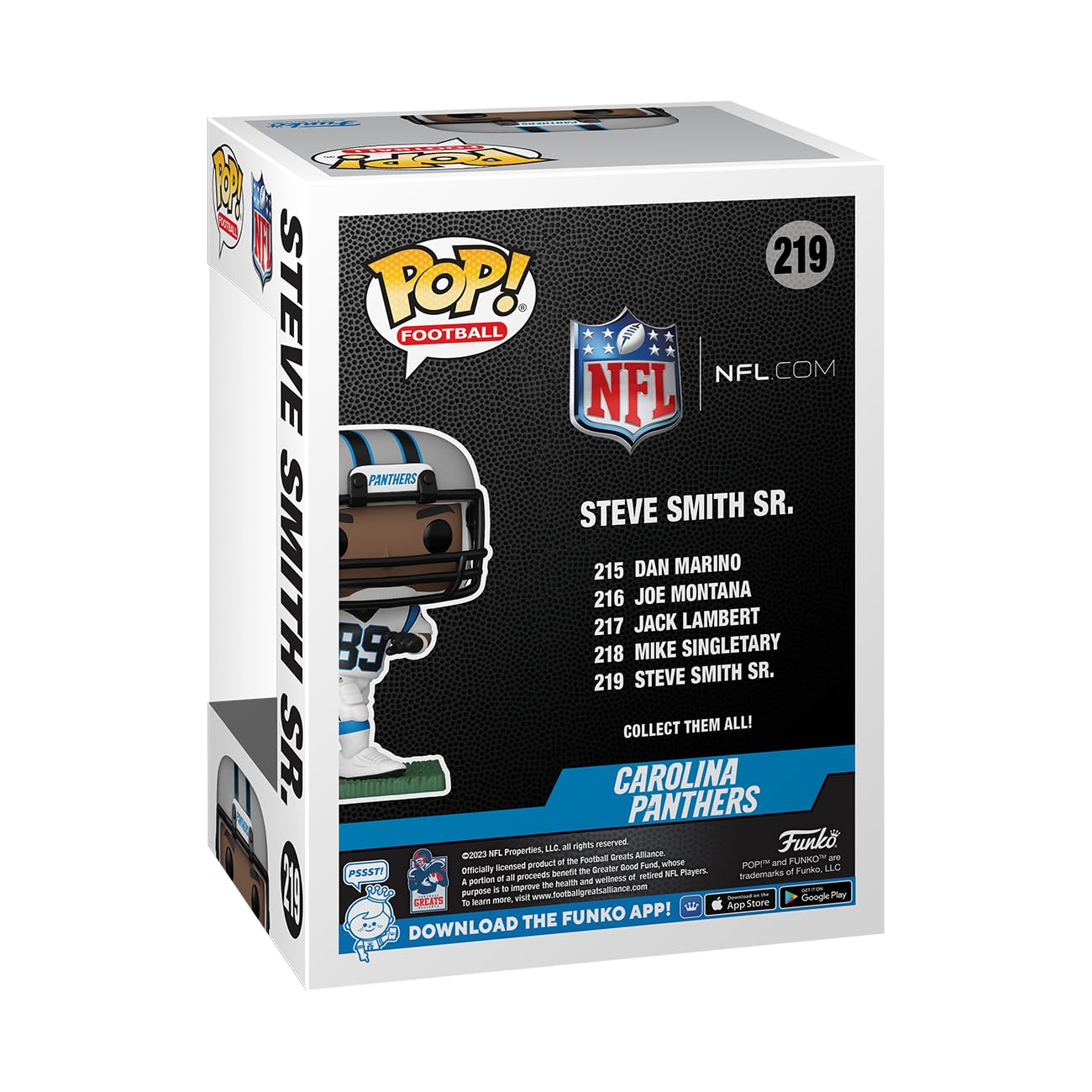 Funko Pop! Nfl: Legends - Steve Smith Sr .- (Panthers) - Collectable Vinyl Figure - Gift Idea - Official Merchandise - For Kids