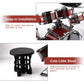 M Sanmersen Toddler Drum Kit Kids Toy Jazz Drum Set 5 Drums With Stool Mini Band Rock Set Musical Instruments Toy Birthday Gift