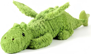 Eouobomo Lucky Dragon Plush Pillow,Soft Cute Flying Dragon Stuffed Animals-35.3Inch Large Kawaii Dragon Animal Plushies Toy,Perf