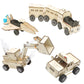 4 In 1 Stem Toys-Science Kits For Kids Age 8-12, Wooden Puzzles Toys For Ages 8-13 Boys, Aducational Building Toys 3D Puzzles Cr